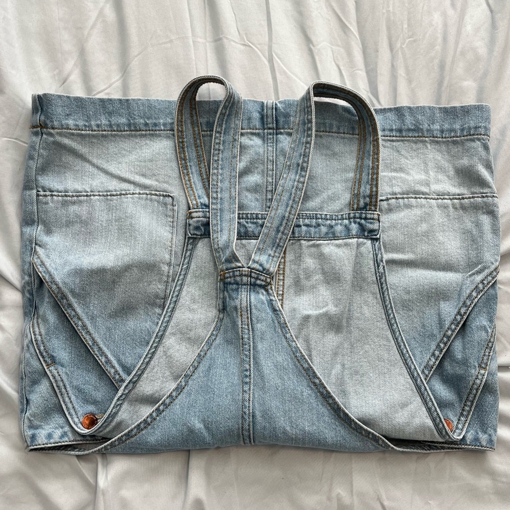 Denim Overall Dress Sz. M